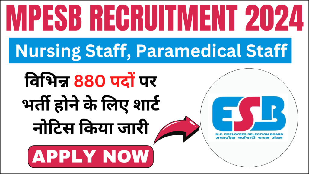 MPESB Group 5 Recruitment 2024