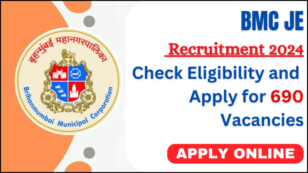 BMC JE Recruitment 2024