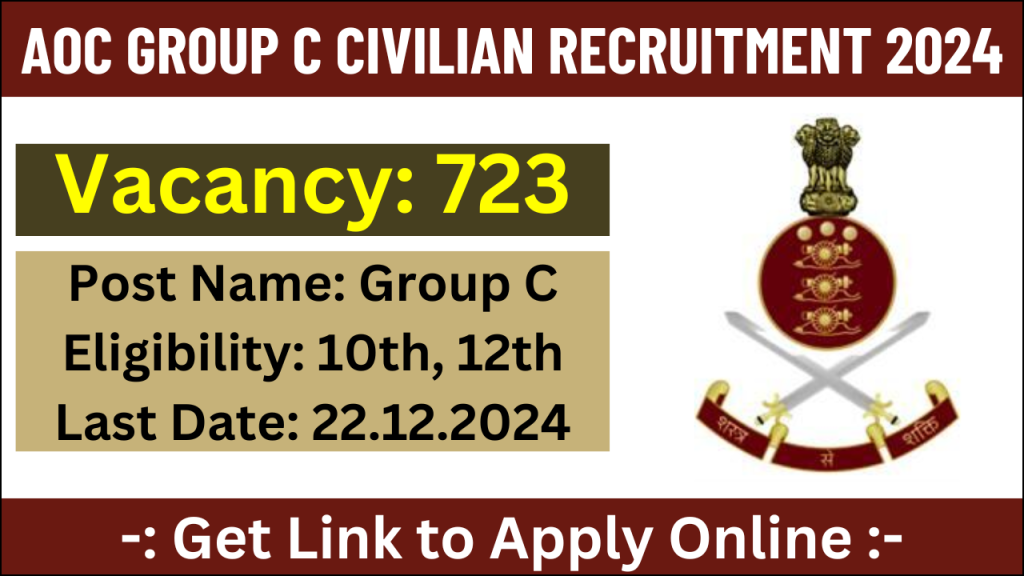 AOC Group C Civilian Recruitment 2024