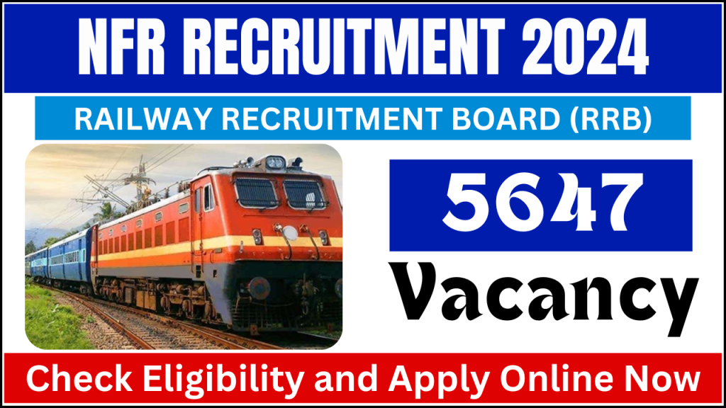 NFR Railway Recruitment 2024