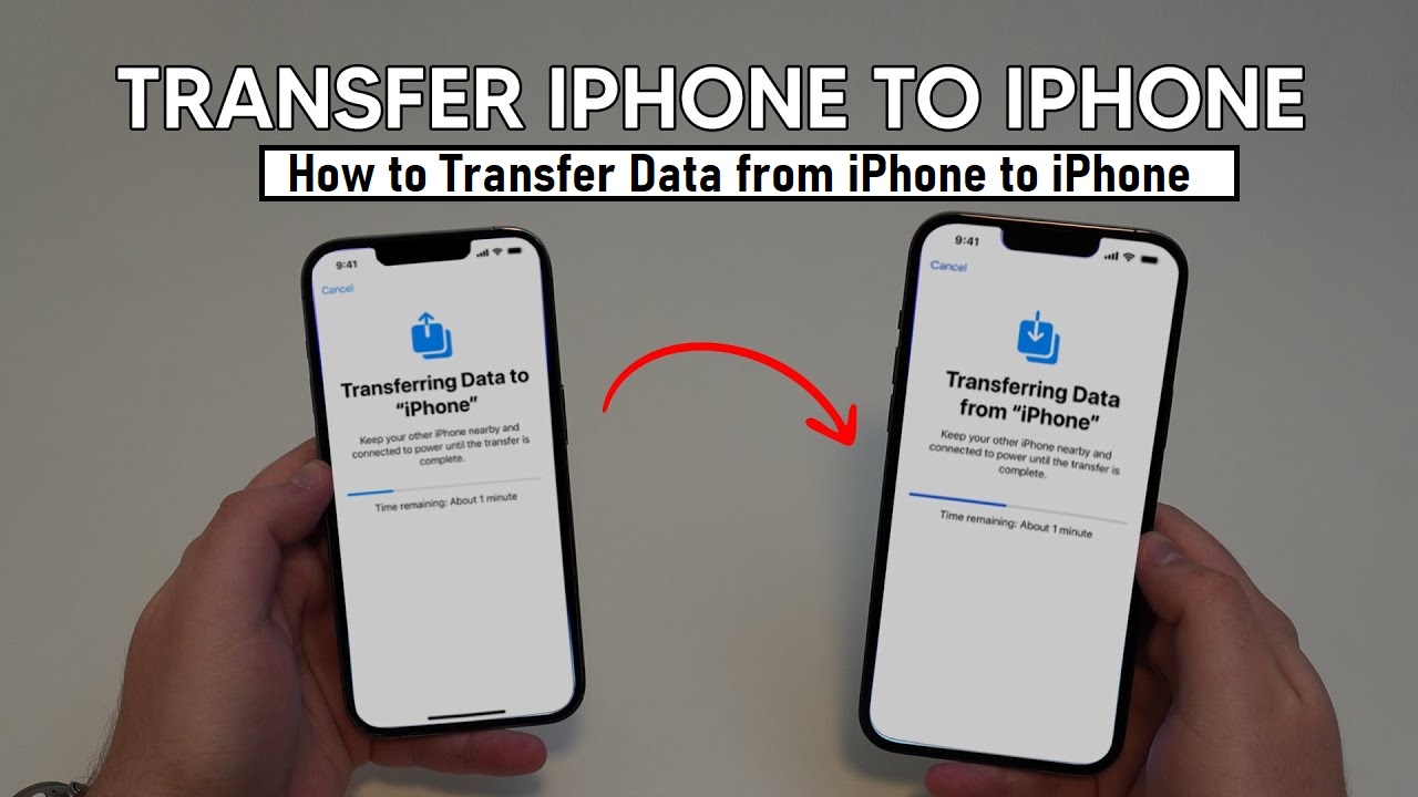 How to Transfer Data from iPhone to iPhone